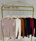 Cardigan Tricot Básico Modal Inverno M-5068 M/G/GG *Pacote: R$ 35