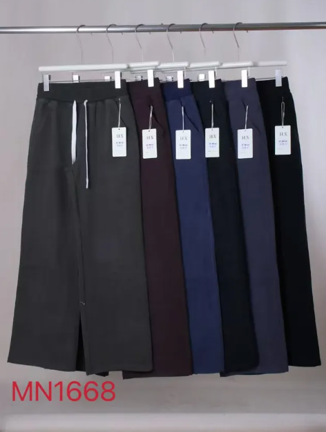 Calça Pantalona Sarja MN1668 P M G GG *Pacote: R$ 65