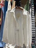 Limpa estoque amostra-Camisa Feminina,cor Branca,tamanho GG-R$40,00