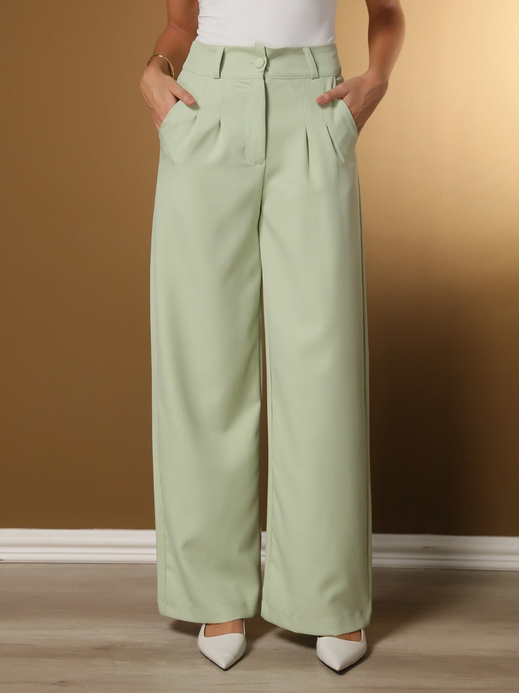 Calça Larga sem Cinto Alfaiataria Premium FF-CAL-005-CSS-07 *Pacote: 50 R$ *Atacado: R$ 60