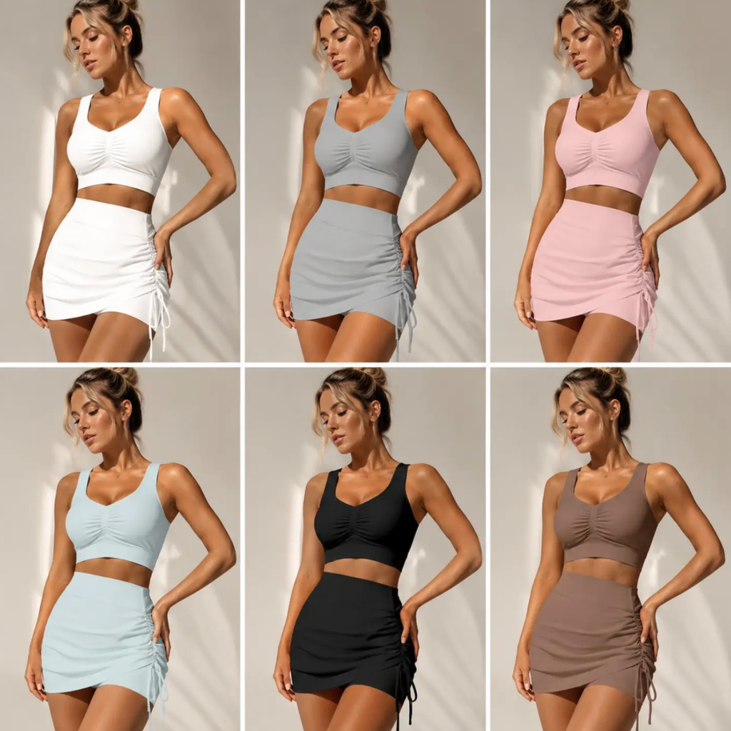 Conjunto Poliamida Short Saia Zt002 Academia  P M G GG *Pacote: R$ 75