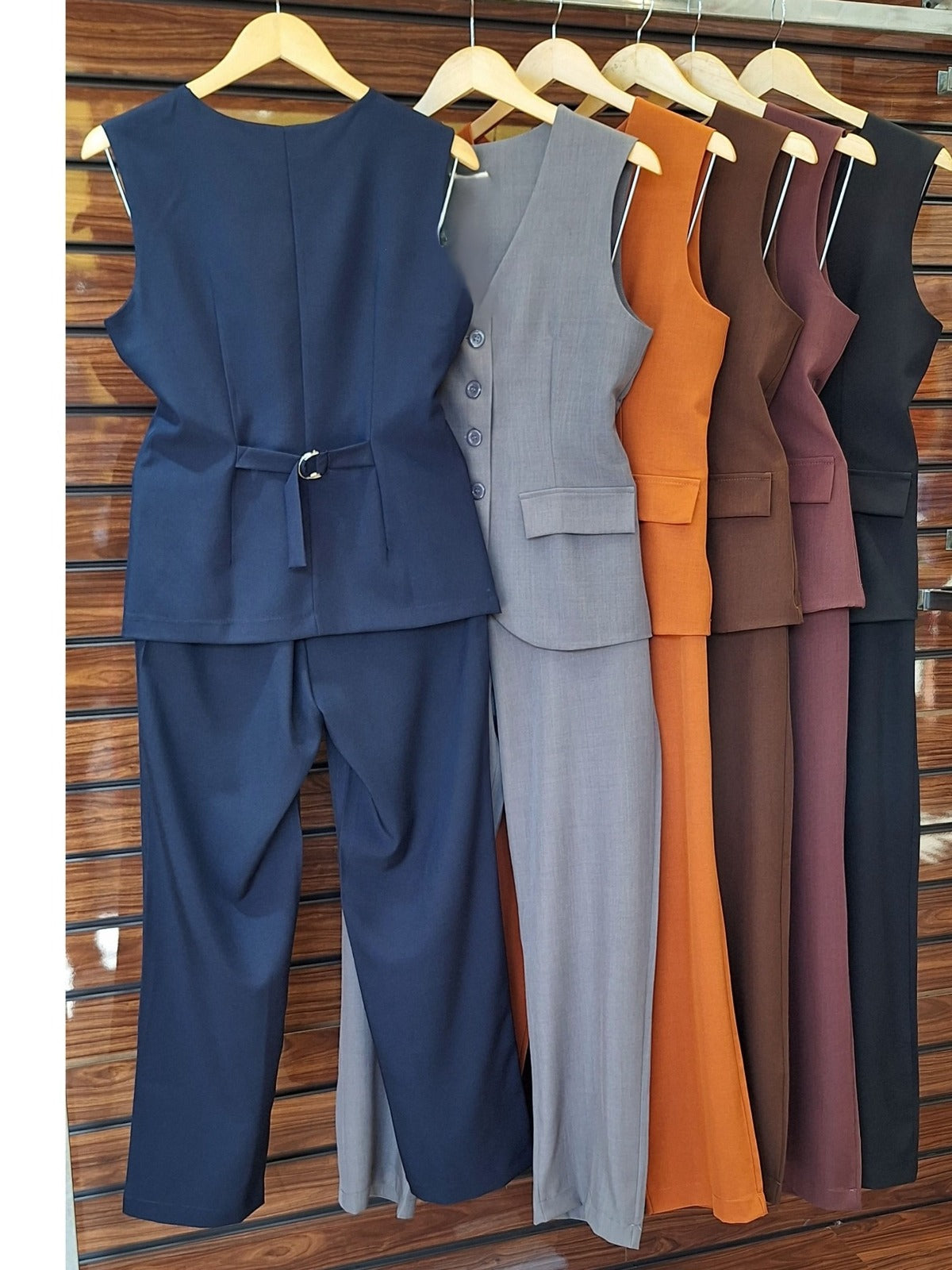 Conjunto Alfaiataria Twill FF-CON-068-XY-563 *Pacote: 95 R$ *Atacado: R$ 120