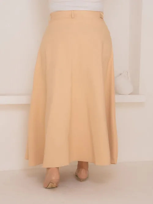 Saia Godê Plus Size Alfaiataria XY-497 *Atacado: R$ 55