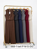 Conjunto Colete Feminino Twill XY-568 *Pacote: R$ 95 *Atacado: R$ 110