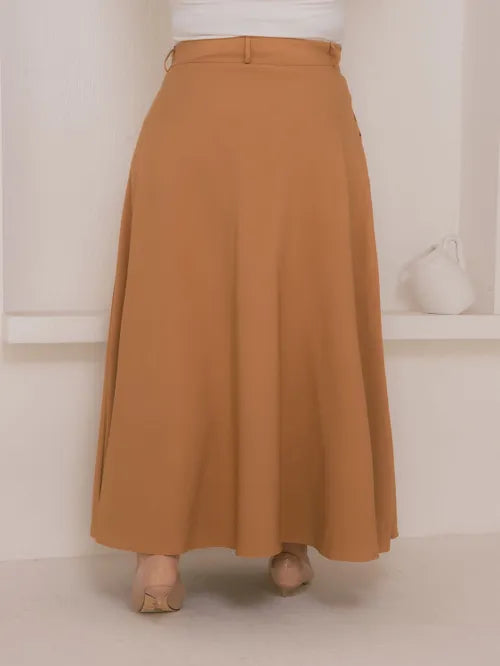 Saia Godê Plus Size Alfaiataria XY-497 *Atacado: R$ 55