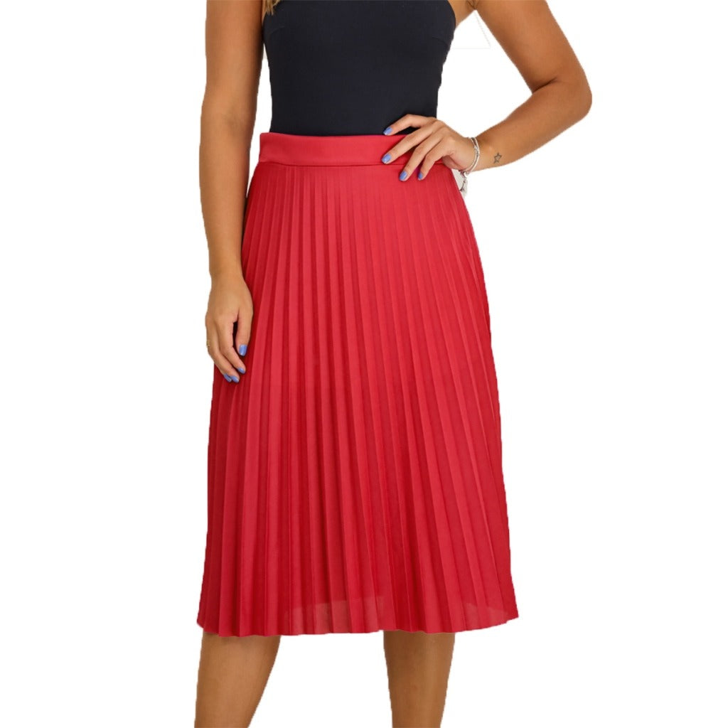 Saia Midi Plissada Helanca Light FF-SAI-022 *Pacote: 18 R$ *Atacado: R$ 20