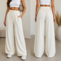 Calça Pantalona Canelada Malha Fria P/M G GG #F5001*Pacote: R$ 45 *Atacado: R$ 55