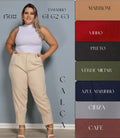 Calça Cenoura Plus Size Alfaiataria Premium FF-CAL-012-CSS-450 *Pacote: 55 R$ *Atacado: R$ 65