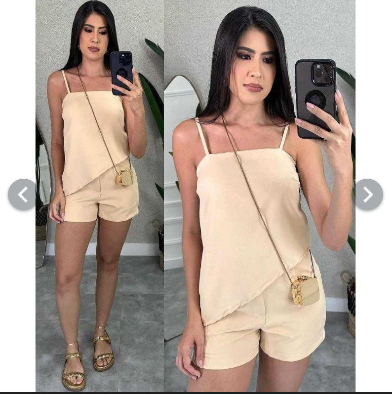 Conjunto Simetria Alfaiataria FF-CON-004-XY-449 *Pacote: R$ 60 *Atacado: R$ 70