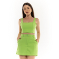 Conjunto Cropped e Short Saia Alfaiataria Premium FF-CON-021-HBD-053 *Pacote: R$ 60 *Atacado: R$ 70