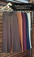 Calça Pantalona Linho Luis Twill FF-CAL-022-XY *Pacote: R$ 60 *Atacado: R$ 75