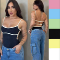 Body Suplex Bicolor Costa Nua FF-BODY-002 *Pacote: R$ 18 *Atacado: R$ 20