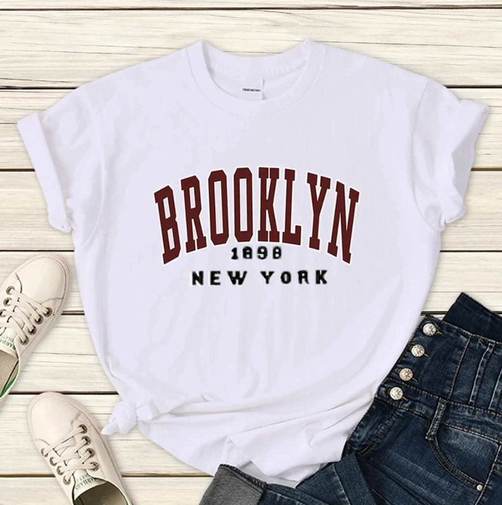 Tshirt Brooklyn Biscolayca FF-TSH-001 *Pacote: R$ 12 *Atacado: R$ 15