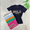 Tshirt Wild Biscolayca FF-TSH-012 *Pacote: R$ 12 *Atacado: R$ 15