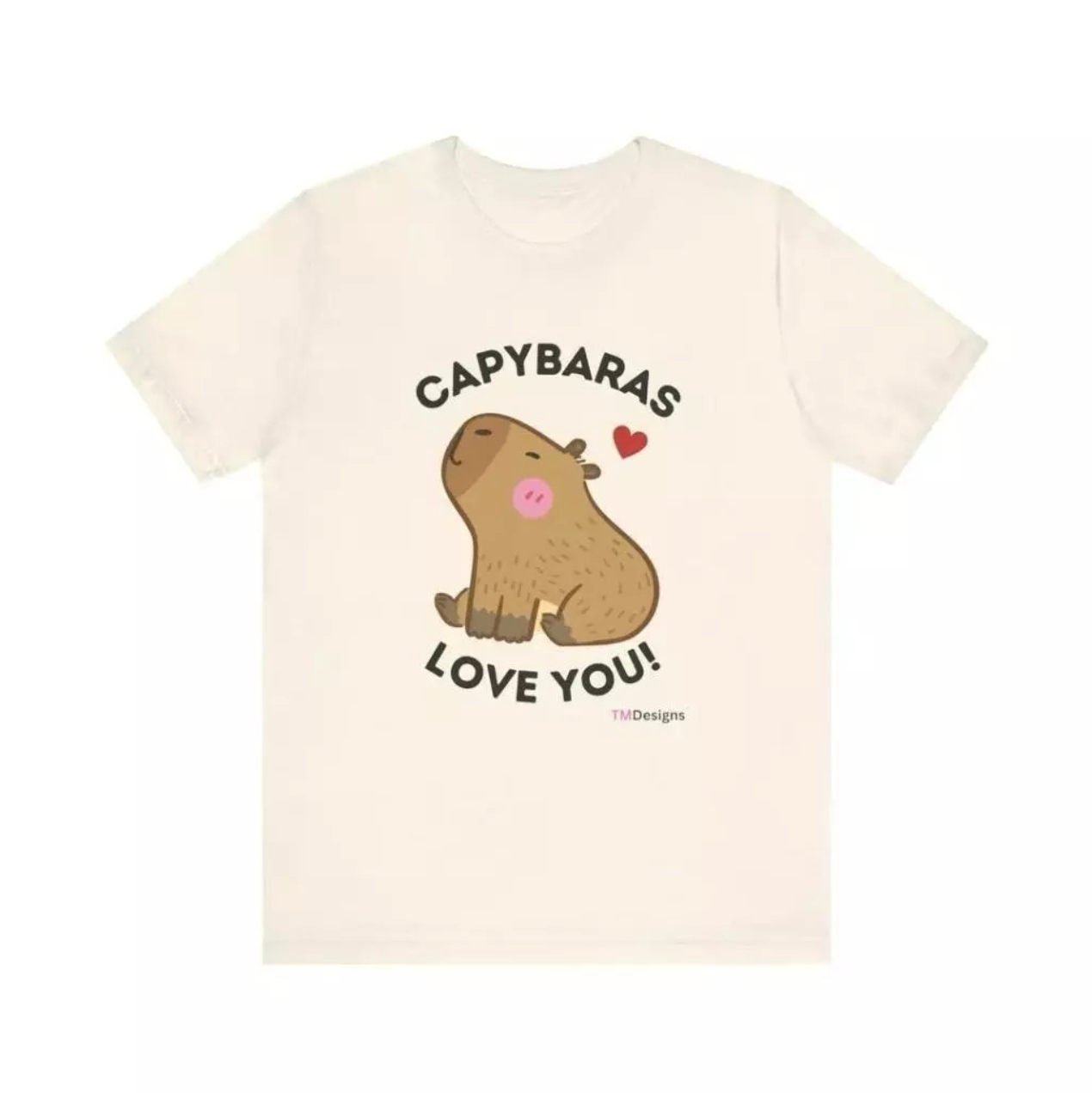 Tshirt Capivara Love You Biscolayca FF-TSH-029 *Pacote: R$ 12 *Atacado: R$ 15