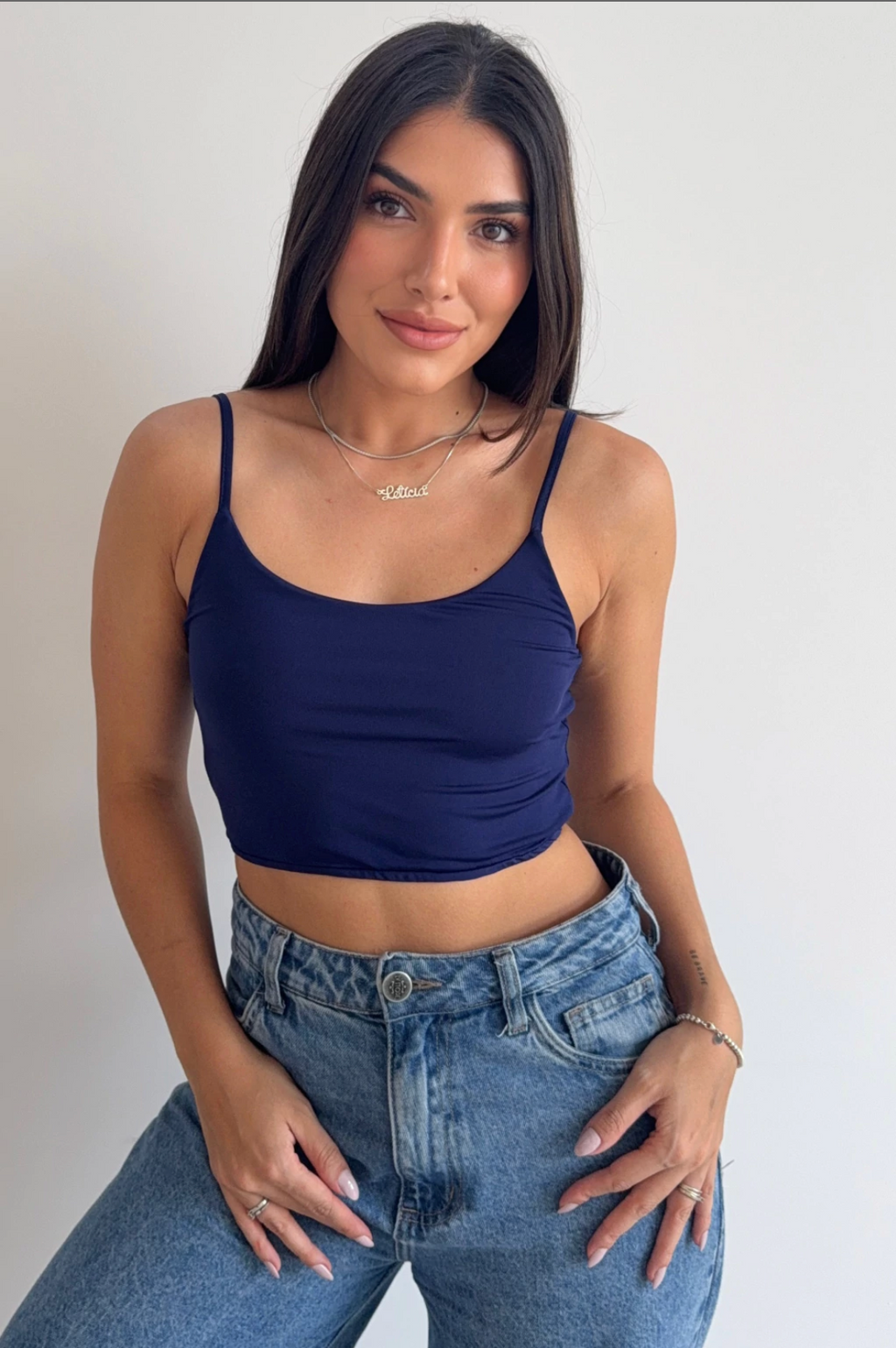 Cropped Suplex Feminino Alça Fina FF-CROP-010 *Pacote: R$ 18 *Atacado: R$ 20