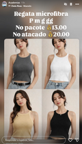 Academia Regatra microfibra Importado P M G GG *Pacote: R$ 13 *Atacado: R$ 20