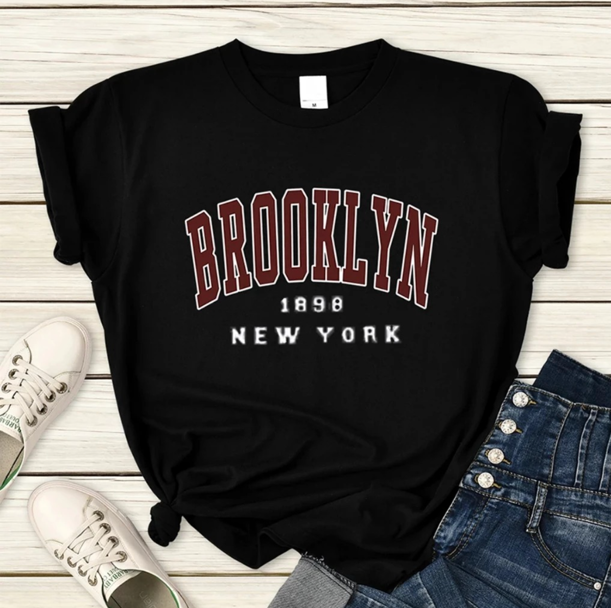 Tshirt Brooklyn Biscolayca FF-TSH-001 *Pacote: R$ 12 *Atacado: R$ 15