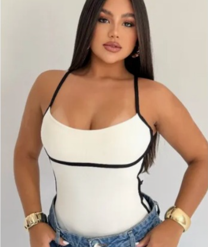 Body Suplex Bicolor Costa Nua FF-BODY-002 *Pacote: R$ 18 *Atacado: R$ 20