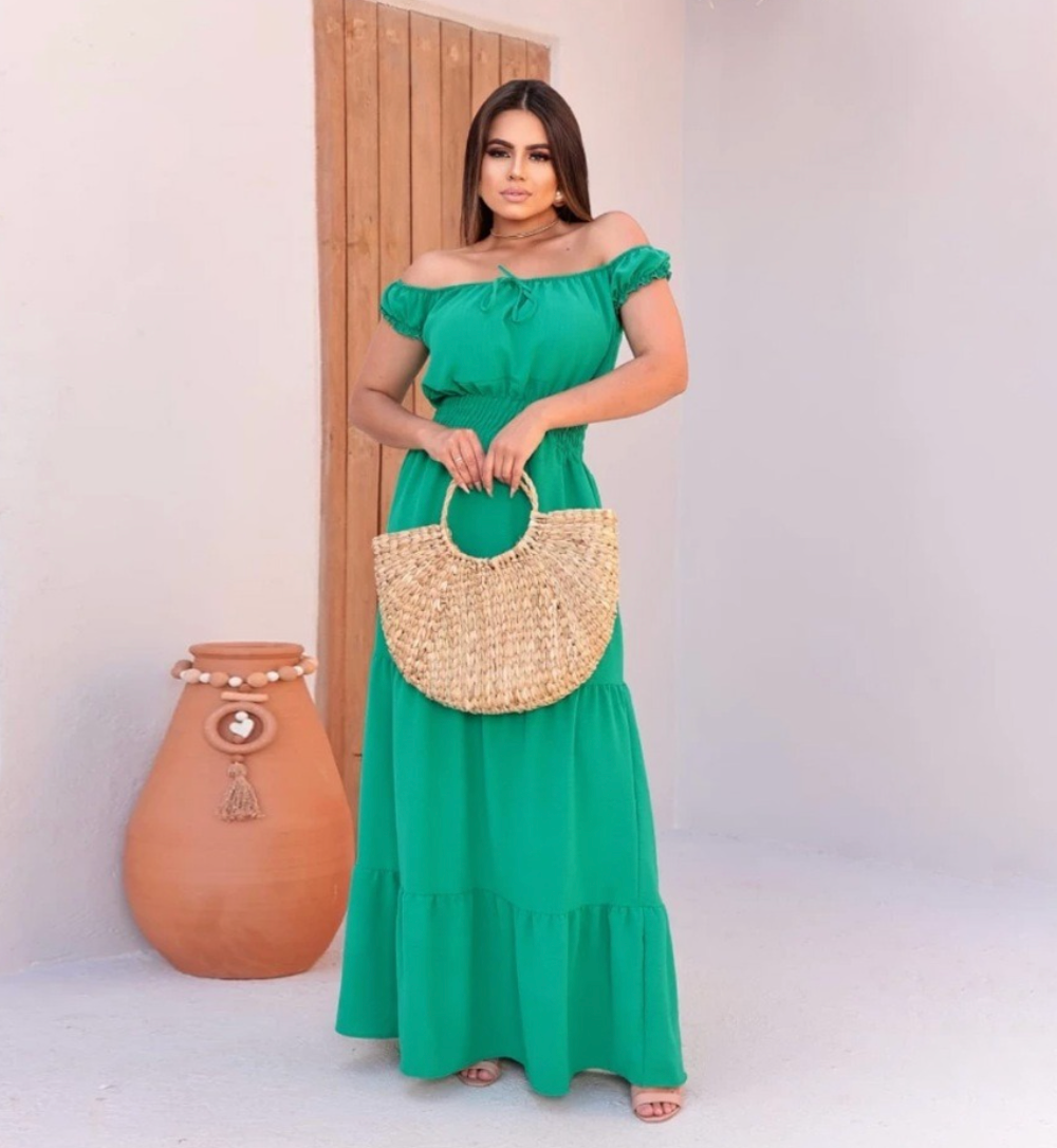 Vestido V01 Duna FF-VES-001 *Pacote: R$ 40 *Atacado: R$ 50