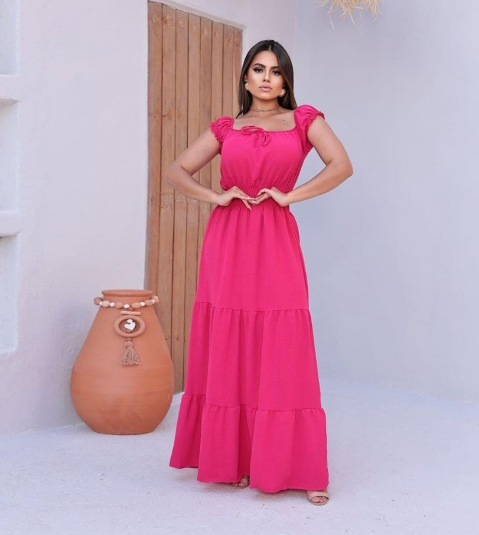Vestido V01 Duna FF-VES-001 *Pacote: R$ 40 *Atacado: R$ 50