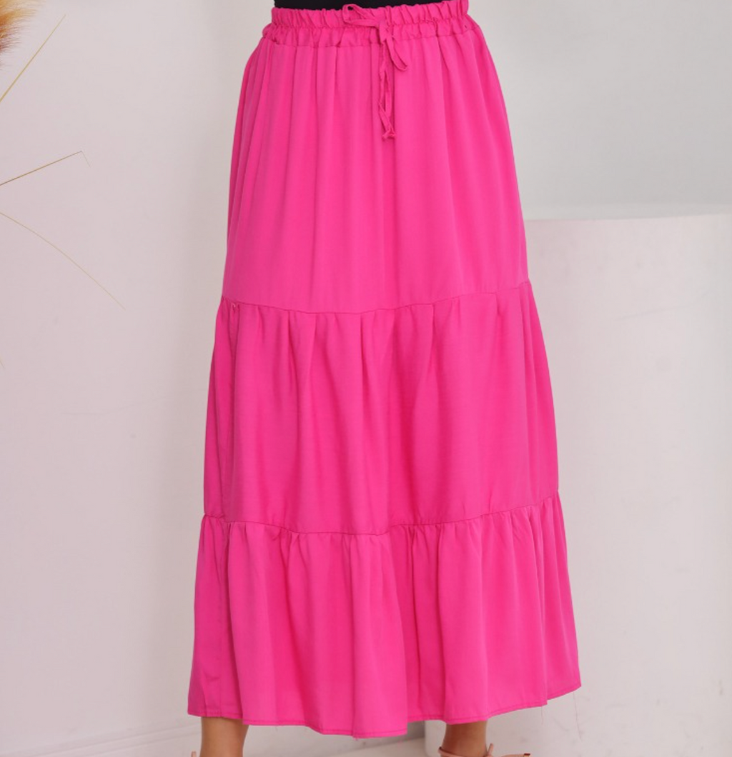 Saia Midi Três Marias Viscolinho FF-SAI-006 *Pacote: R$ 35 *Atacado: R$ 40