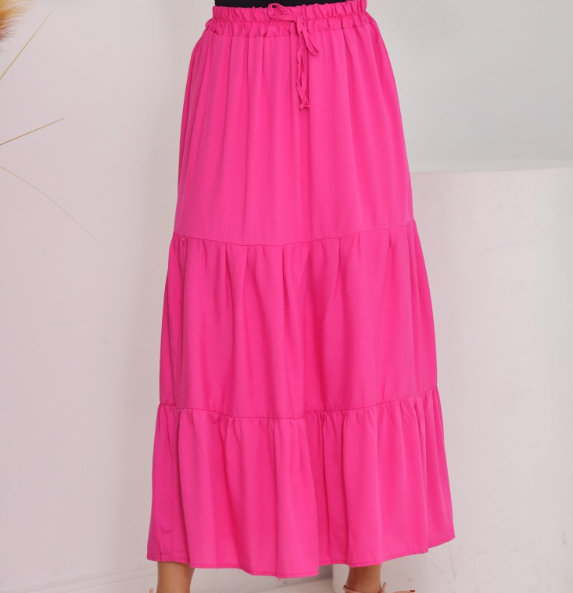 Saia Midi Três Marias Viscolinho FF-SAI-006 *Pacote: R$ 35 *Atacado: R$ 40
