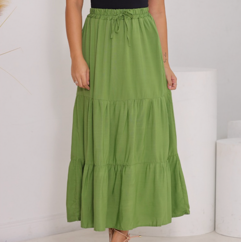 Saia Midi Três Marias Viscolinho FF-SAI-006 *Pacote: R$ 35 *Atacado: R$ 40