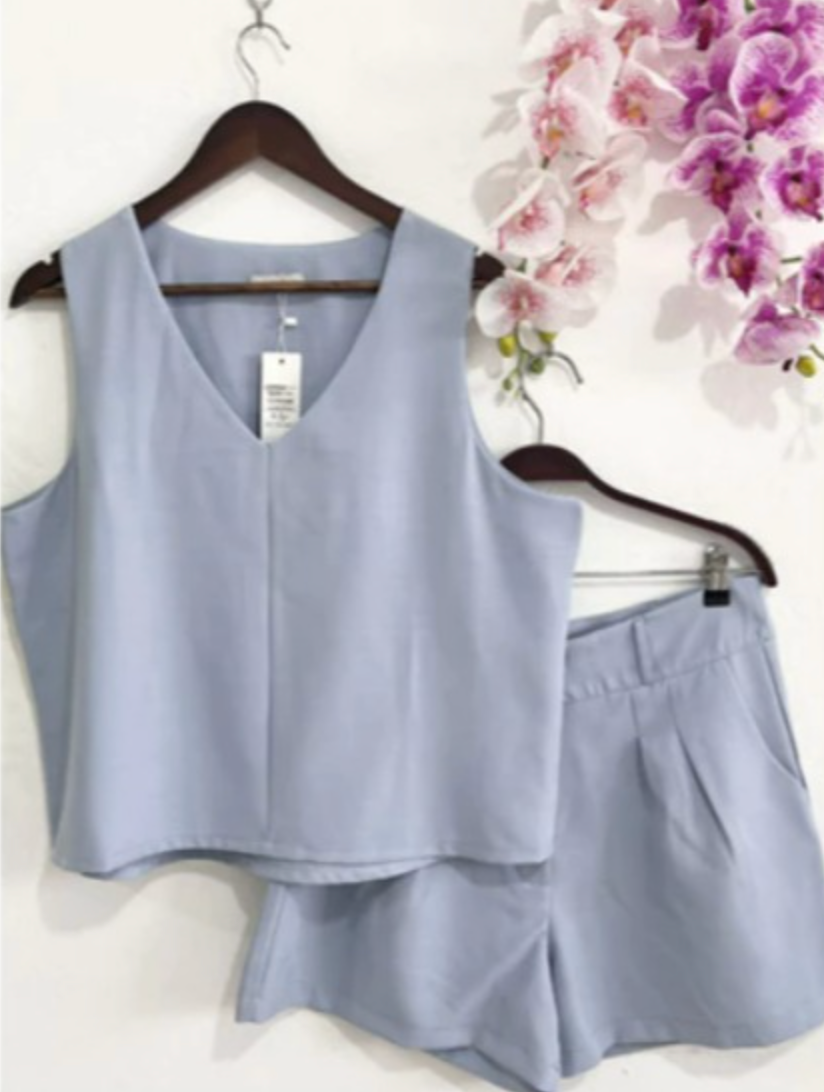 Conjunto Plus Alfaiataria Premium FF-CON-012-XY-548 *Pacote: R$ 65 *Atacado: R$ 80