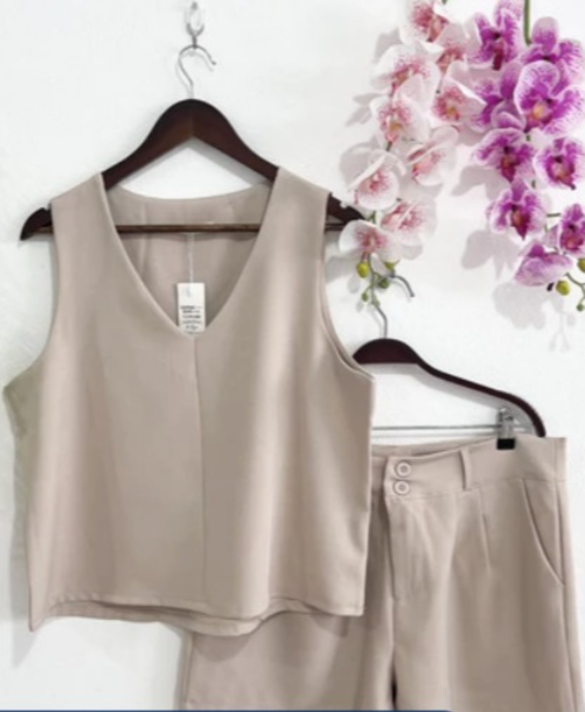 Conjunto Plus Alfaiataria Premium FF-CON-012-XY-548 *Pacote: R$ 65 *Atacado: R$ 80