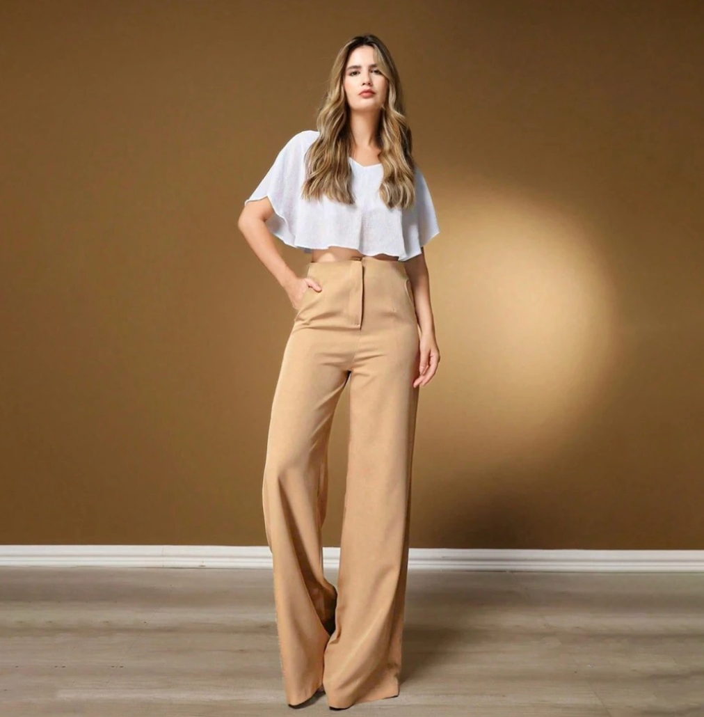 Calça Pantalona Zara Alfaiataria Premium FF-CAL-003-CSS-449 *Pacote: R$ 50 *Atacado: R$ 55