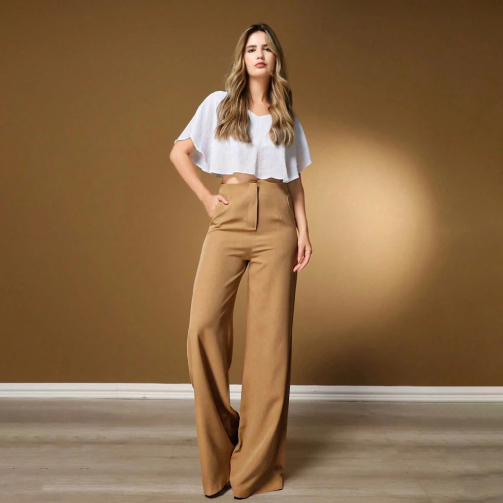 Calça Pantalona Zara Alfaiataria Premium FF-CAL-003-CSS-449 *Pacote: R$ 50 *Atacado: R$ 55