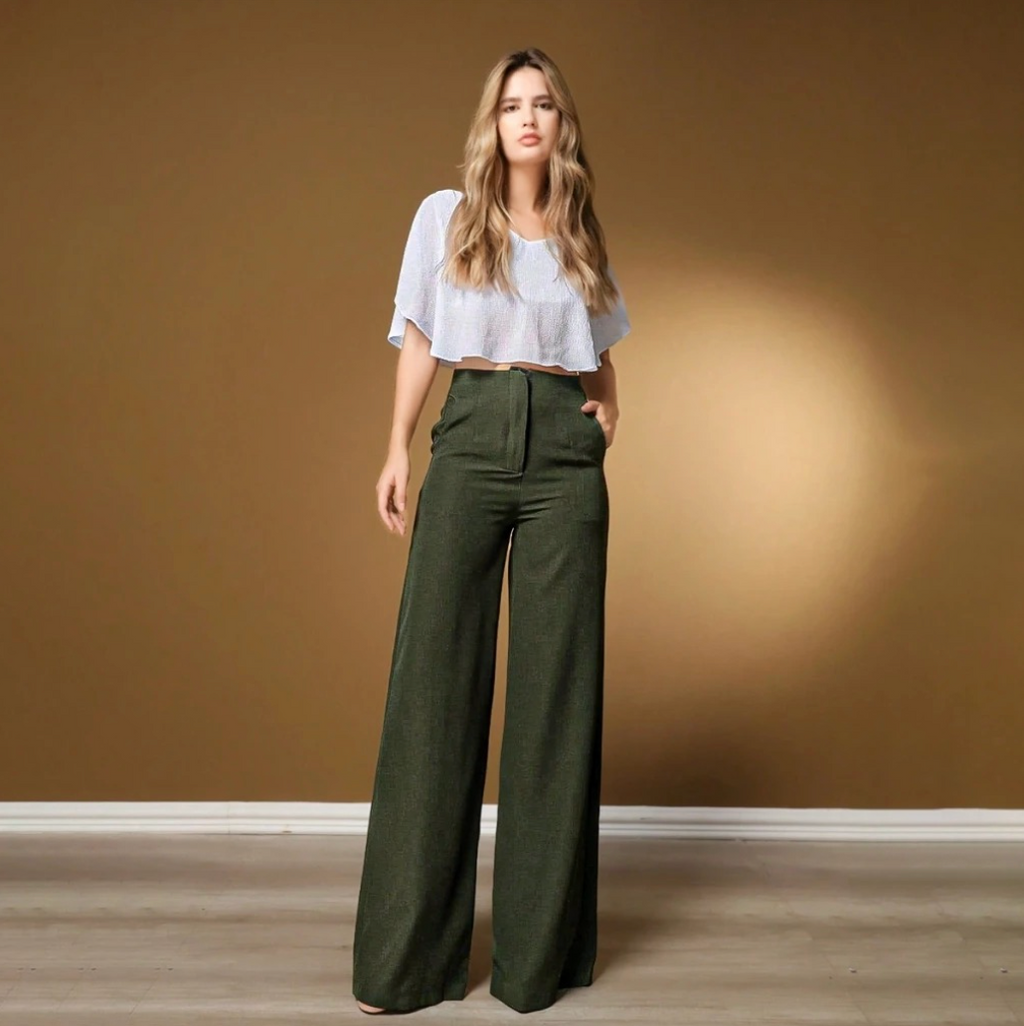 Calça Pantalona Zara Alfaiataria Premium FF-CAL-003-CSS-449 *Pacote: R$ 50 *Atacado: R$ 55