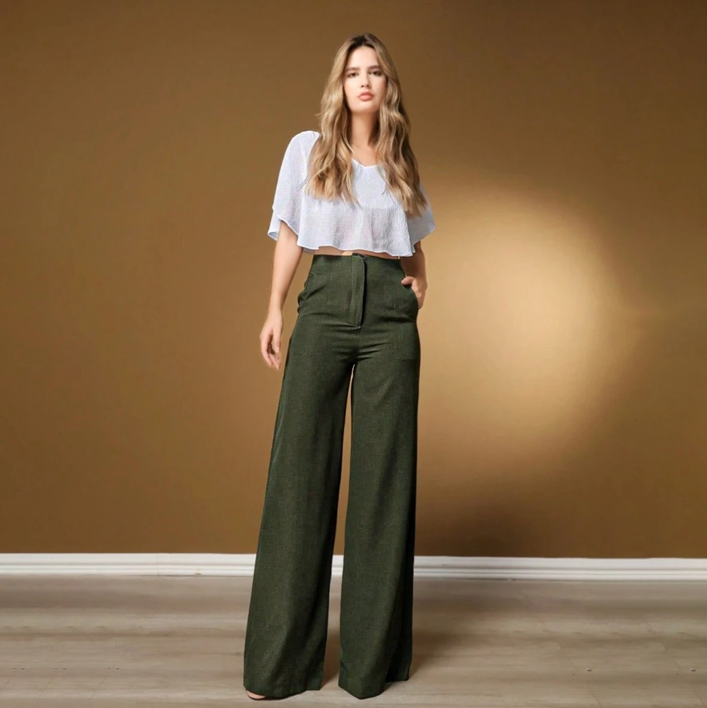 Calça Pantalona Zara Alfaiataria Premium FF-CAL-003-CSS-449 *Pacote: R$ 50 *Atacado: R$ 55