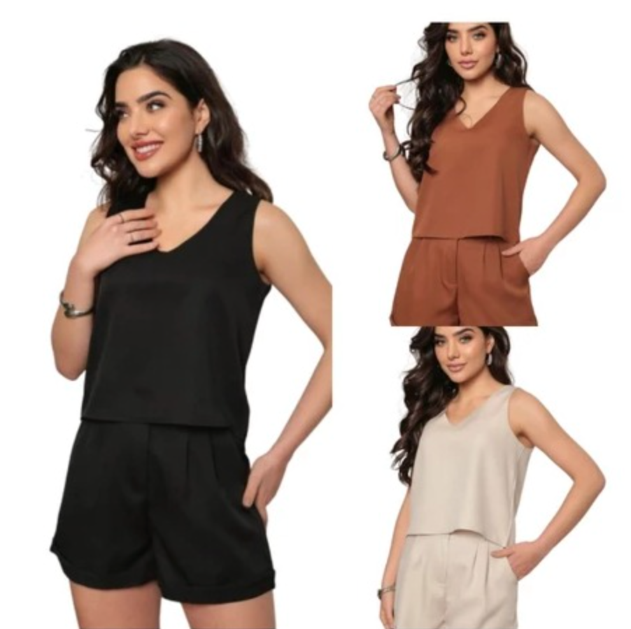 Conjunto Alfaiataria Premium FF-CON-052-XY-493 *Pacote: R$ 55 *Atacado: R$ 70
