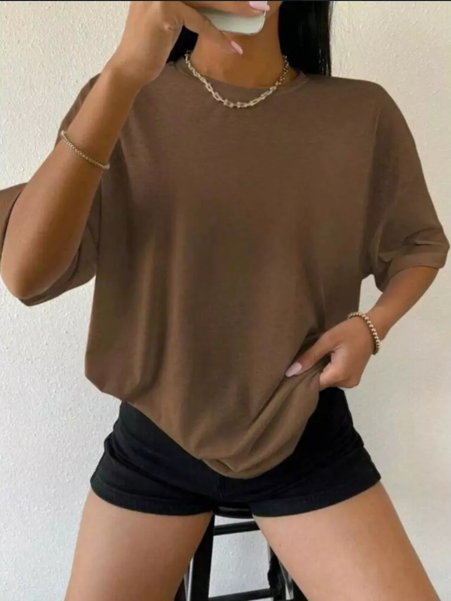 Tshirt Liso Oversize Biscolayca FF-TSH-013 *Pacote: R$ 18 *Atacado: R$ 20