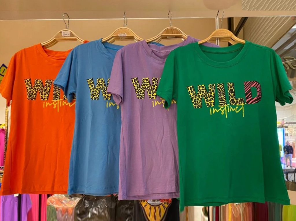 Tshirt Wild Biscolayca FF-TSH-012 *Pacote: R$ 12 *Atacado: R$ 15