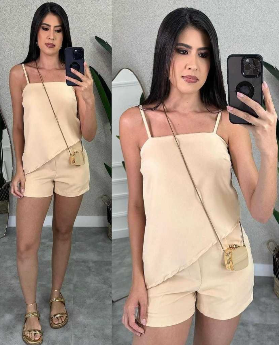 Conjunto Simetria Alfaiataria FF-CON-004-XY-449 *Pacote: R$ 60 *Atacado: R$ 70