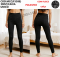 Meia Calça Inverno Poliester Academia Com Fleece MCC(F5588) *Pacote: 10 R$