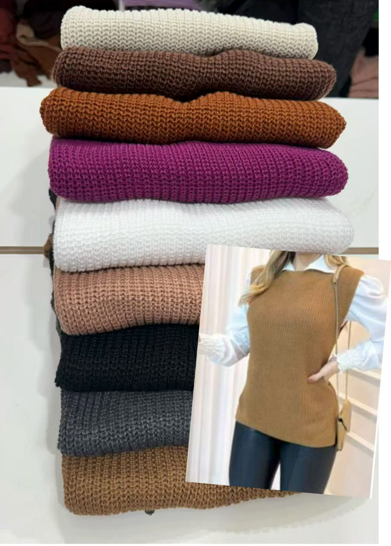 Colete Tricot Inverno *Pacote: R$ 25 *Atacado: R$ 28