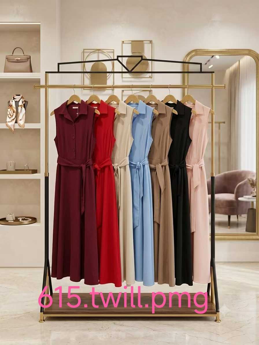 Vestido Midi Golinha FF-VES-041-XY-615 *Pacote: R$ 70 *Atacado: R$ 80