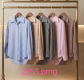 Camisa Crepinho Listrada Manga Longa XY-2253 *Pacote: R$ 45 *Atacado: R$ 50