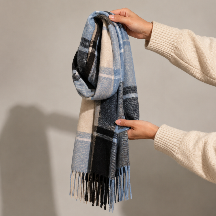Lenço Cachecol Xadrez Inverno *Pacote: R$ 25*Atacado: R$ 30