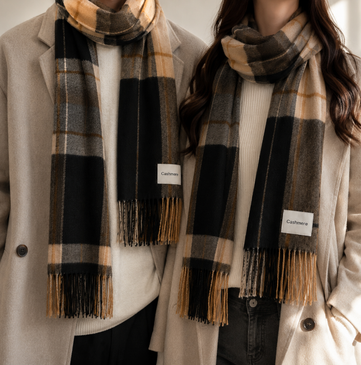 Lenço Cachecol Xadrez Inverno *Pacote: R$ 25*Atacado: R$ 30