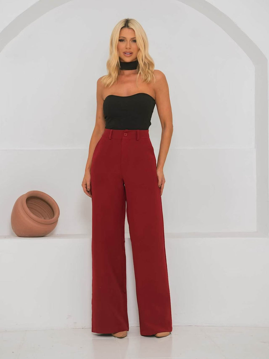 Calça Pantalona Alfaiataria Premium FF-CAL-019-090 *Pacote: 45 R$ *Atacado: R$ 55