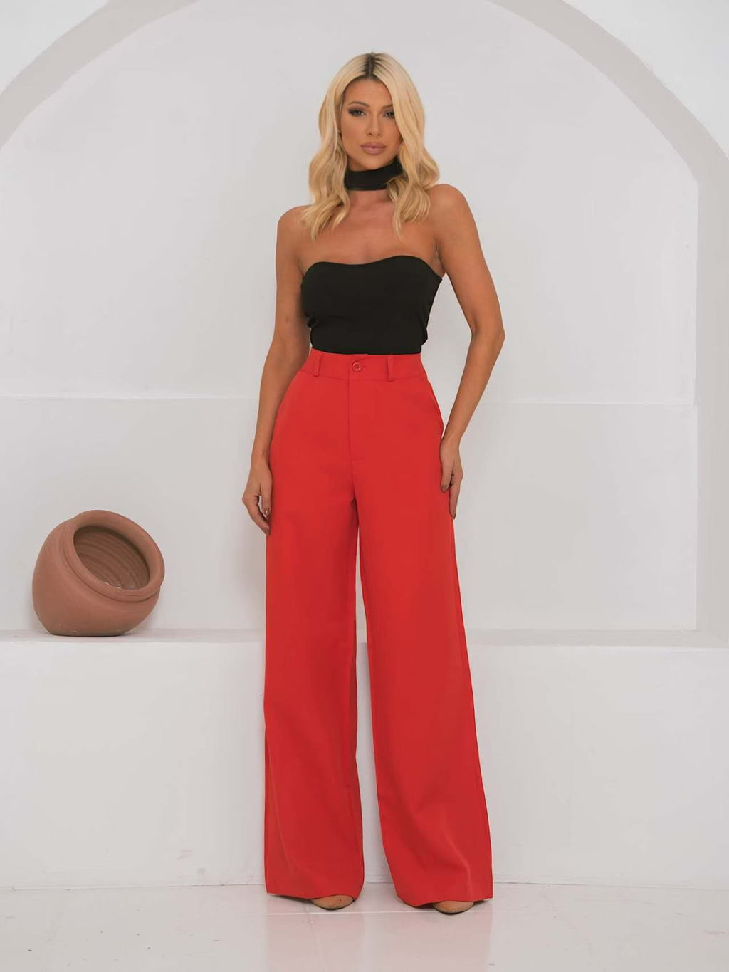 Calça Pantalona Alfaiataria Premium FF-CAL-019-090 *Pacote: 45 R$ *Atacado: R$ 55