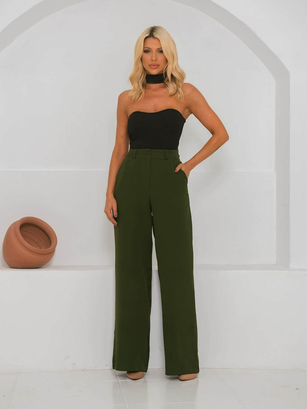 Calça Pantalona Alfaiataria Premium FF-CAL-019-090 *Pacote: 45 R$ *Atacado: R$ 55