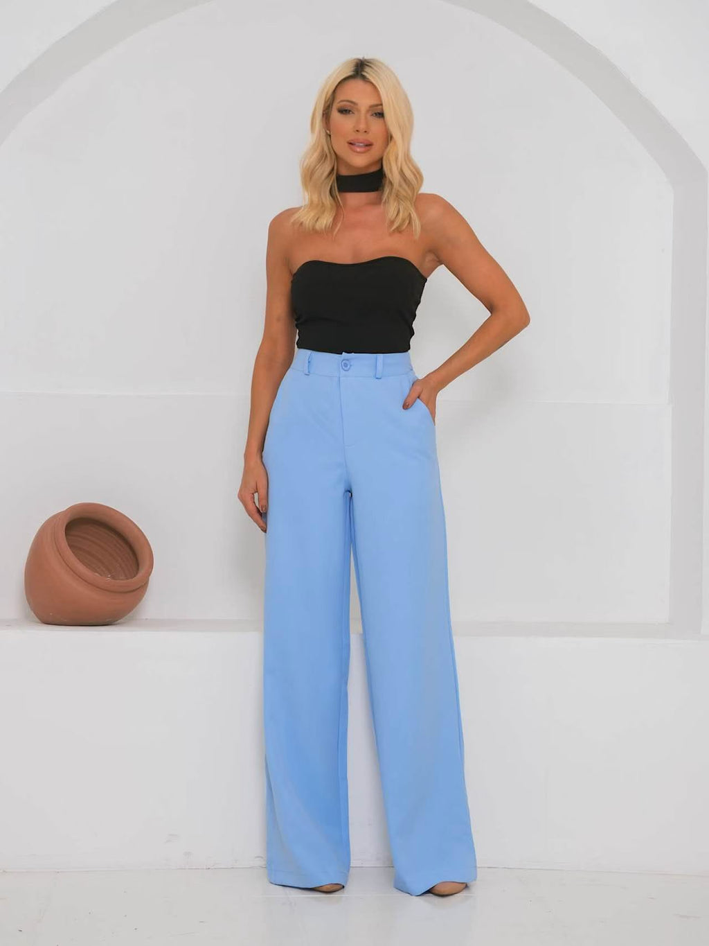 Calça Pantalona Alfaiataria Premium FF-CAL-019-090 *Pacote: 45 R$ *Atacado: R$ 55