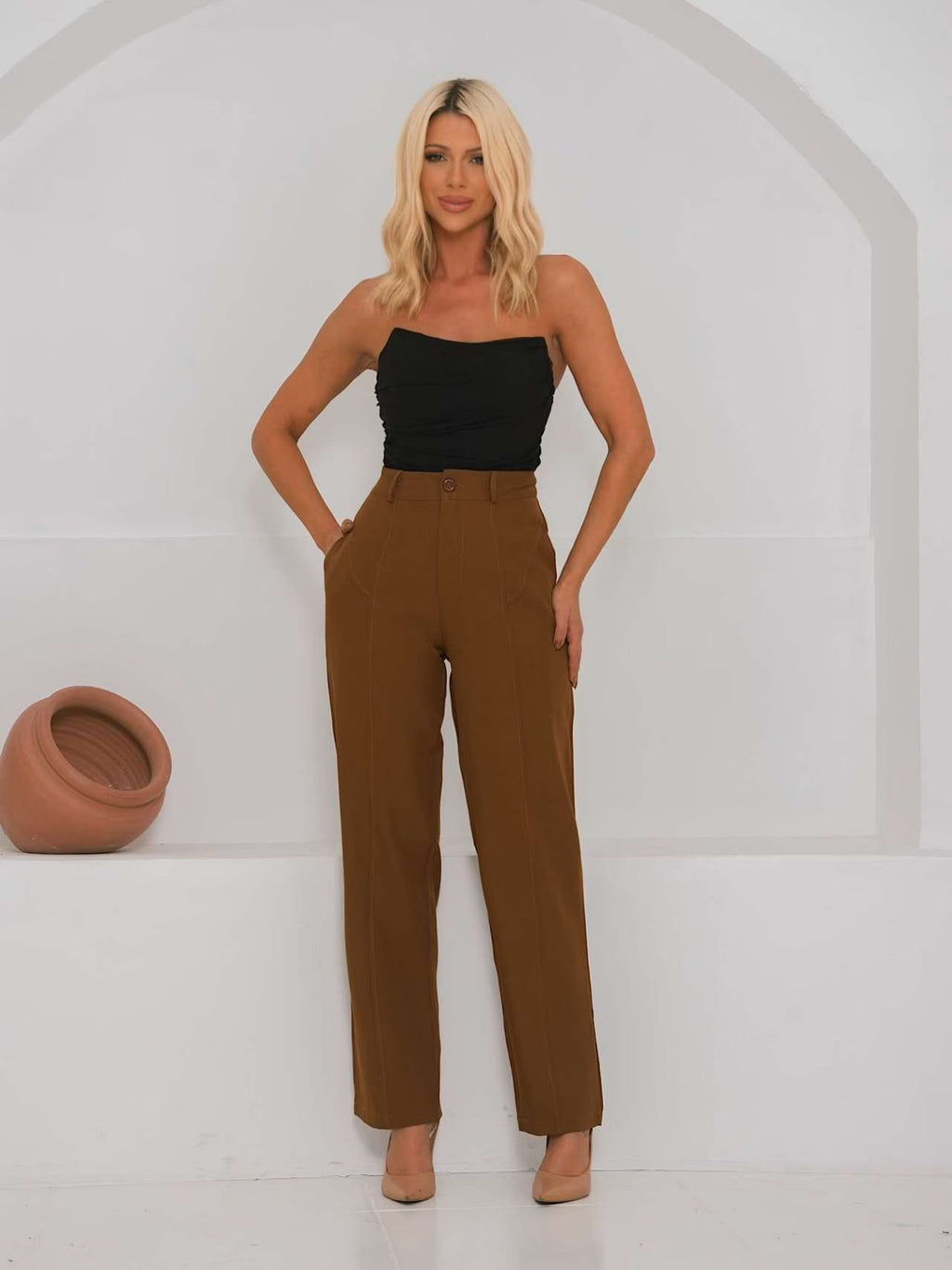 Calça Linho Luis Twill FF-CAL-017-LXC-570 *Pacote: R$ 55 *Atacado: R$ 65