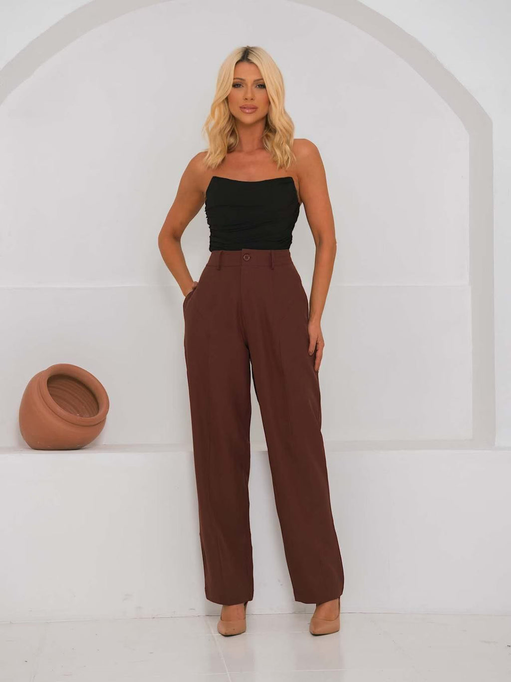 Calça Linho Luis Twill FF-CAL-017-LXC-570 *Pacote: R$ 55 *Atacado: R$ 65